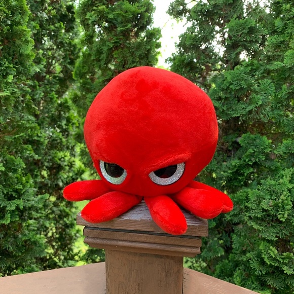 grumpy octopus plush
